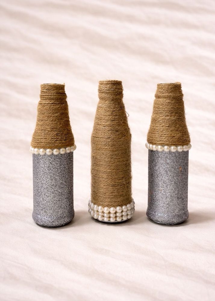 Handcrafted Decorative Bottle Set