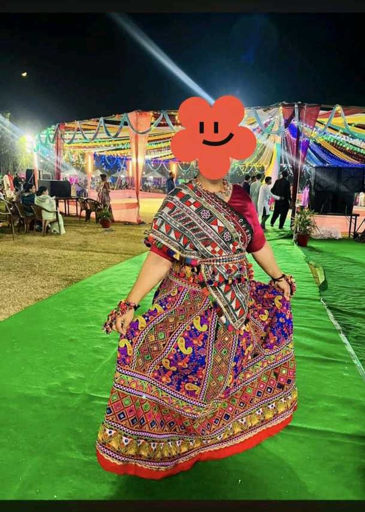 Vibrant Embroidered Ethnic Skirt