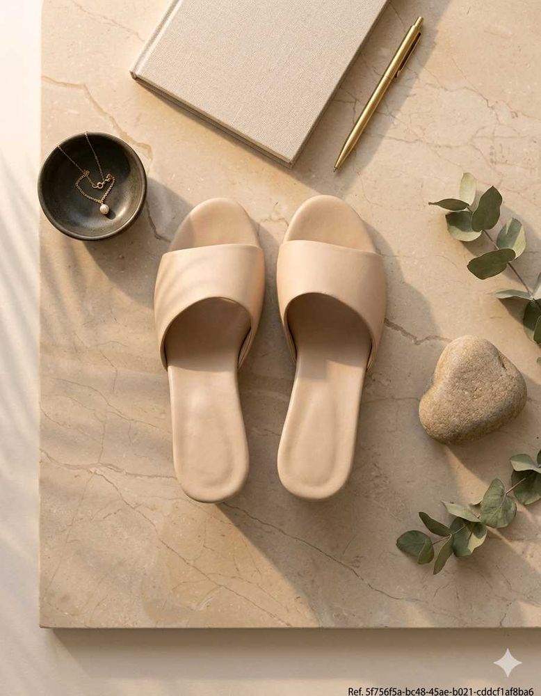 Chic Nude Slide Sandals