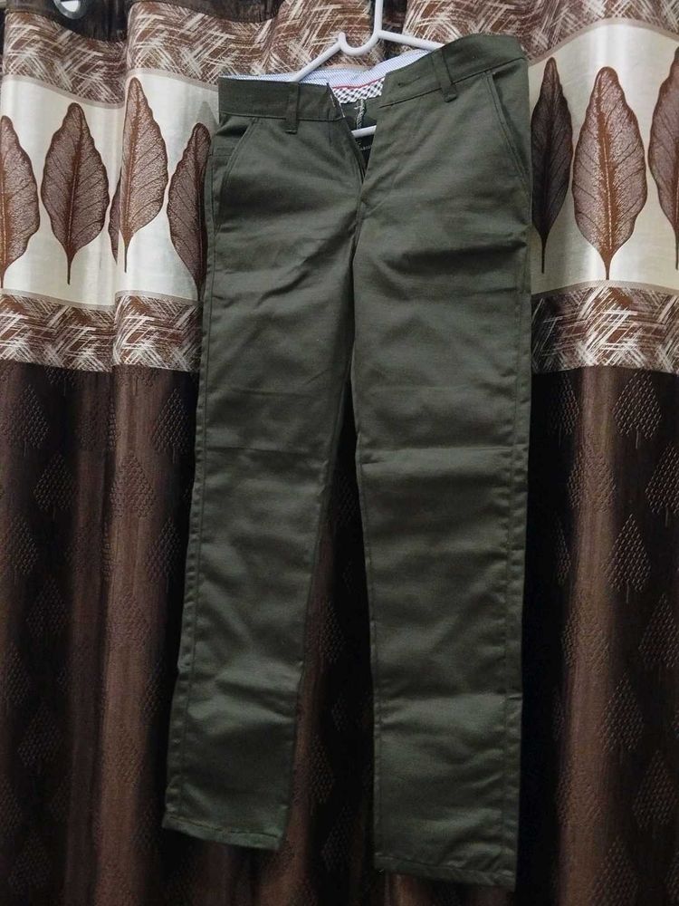 Brand new Olive Green Chinos - Casual Comfort