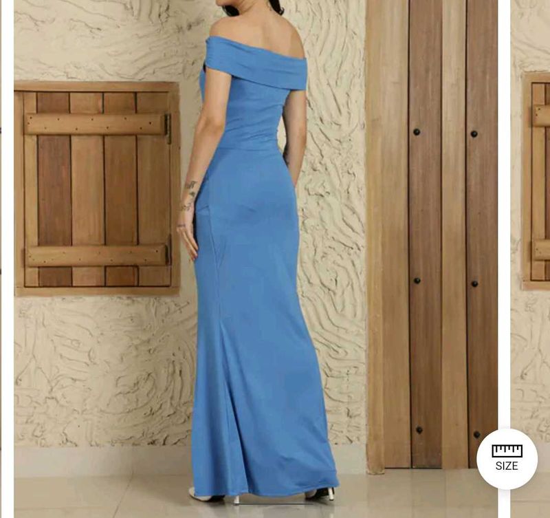 Vibrant Blue Maxi Dress