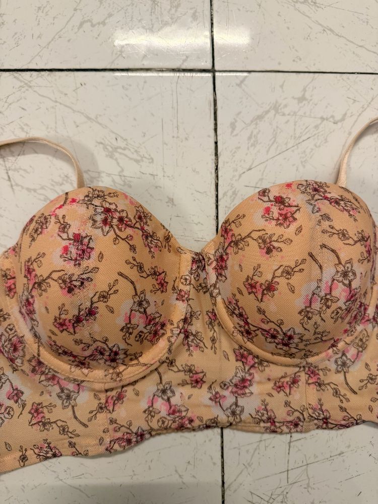 Multiway Enamor Padded Wired Balconette Bra 34B