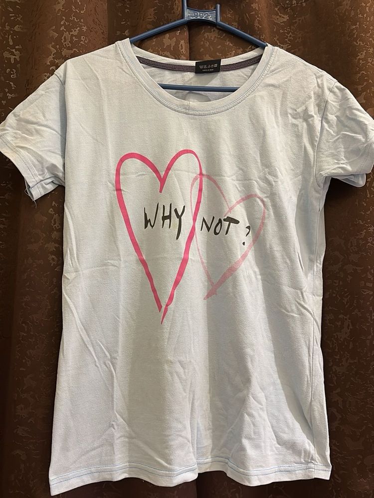 Cute 'Why Not?' Graphic Tee