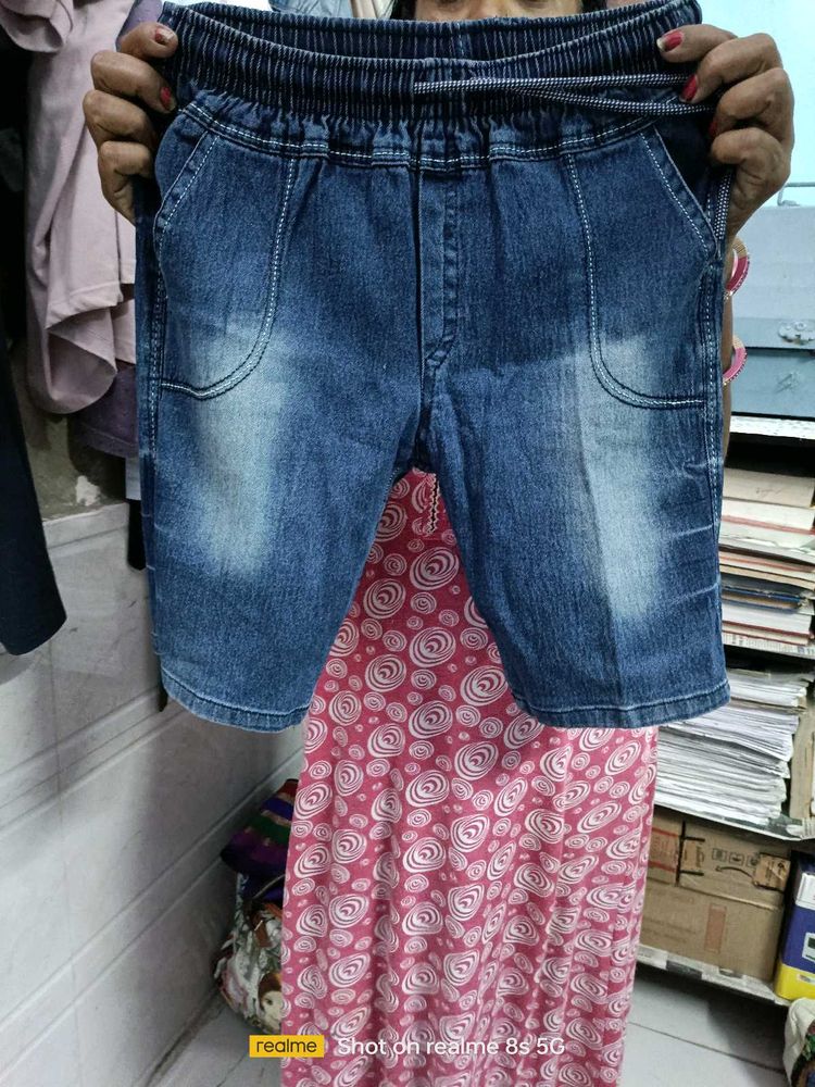 Blue Denim Shorts for Women