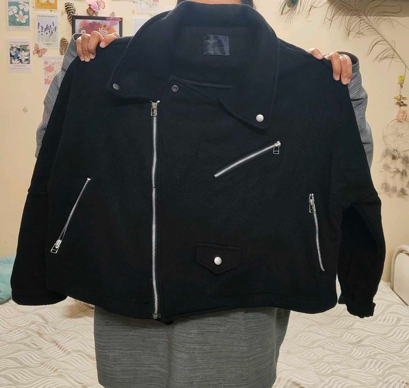 Black Biker Jacket