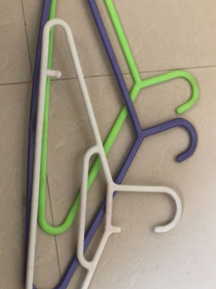 Set of 3 Colorful Hangers