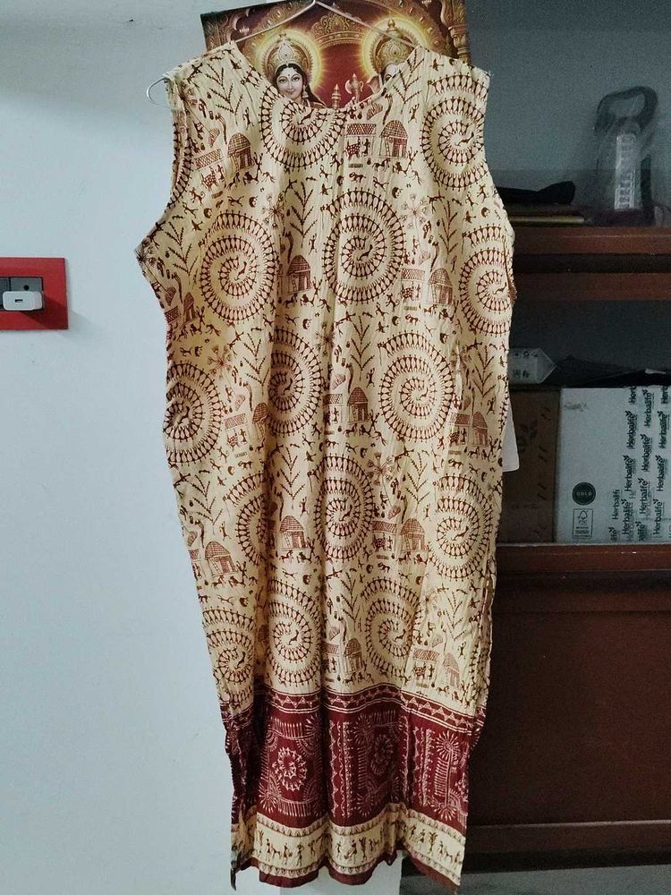 137.Unique Block Print Kurta