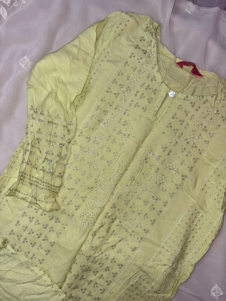 Elegant Yellow Kurta Set
