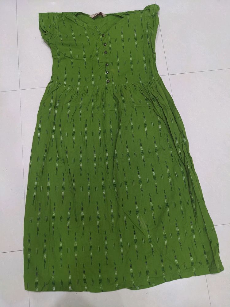 Ikath Cotton Kurti Xl Size