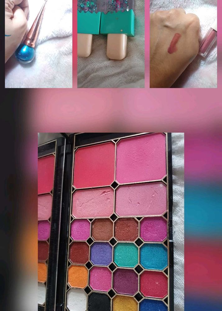 Vibrant Makeup Palette &amp; Liner Set