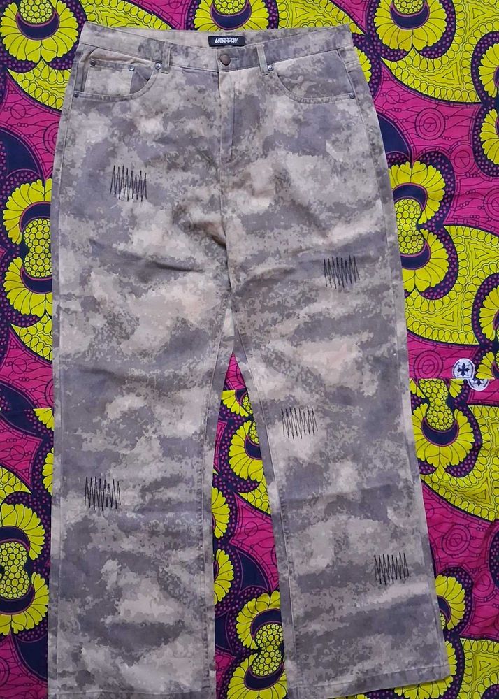 Title:Men's Grey Camouflage Jeans/Pants | Urscon D