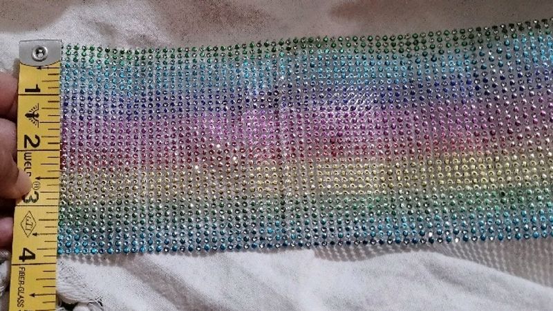 Multi Colour Stone Lace 1 Meter