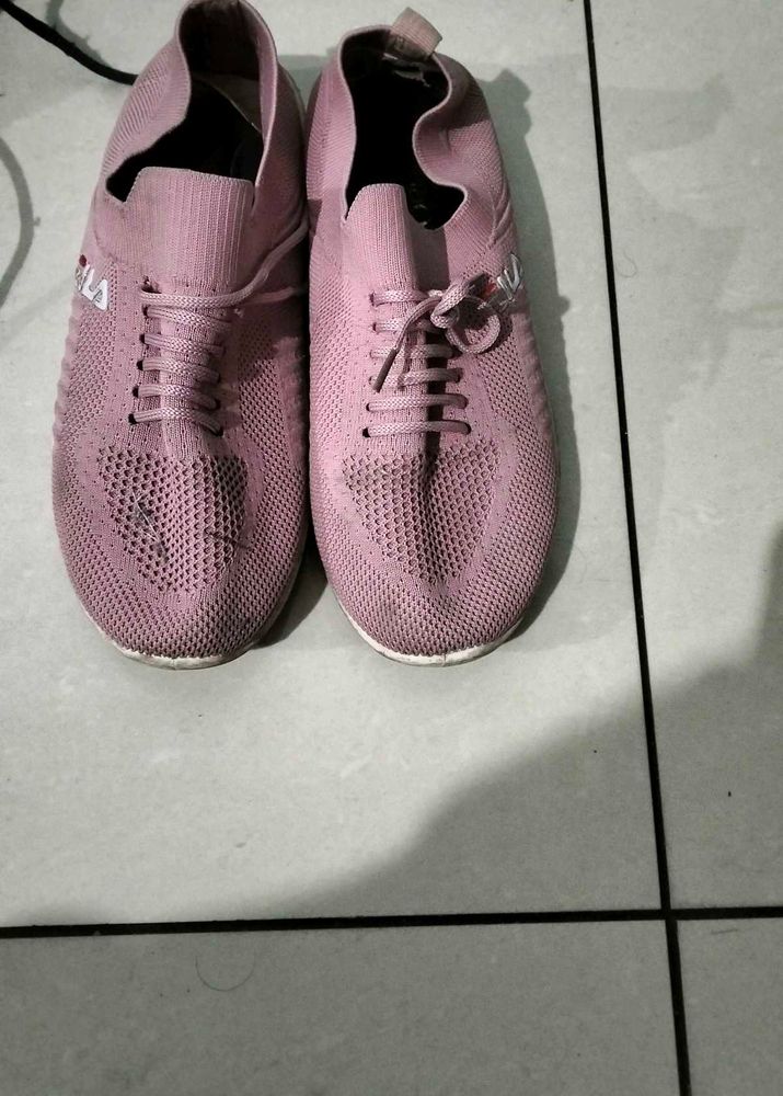 Fila Pink Slip-On Sneakers