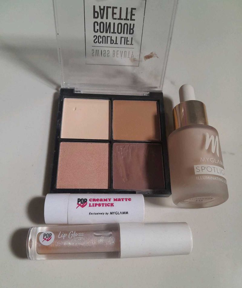 Makeup Set: Contour, Lipstick &amp; Gloss