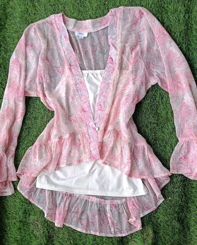 🌷Printed Shrug🌷