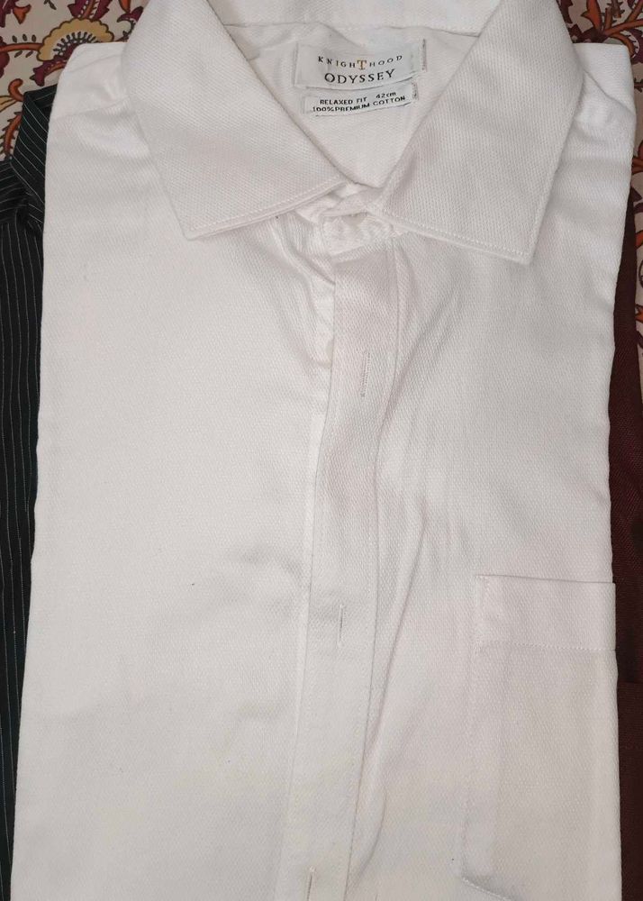 Knightrood Odyssey White Shirt &amp; Steel Gray Pant
