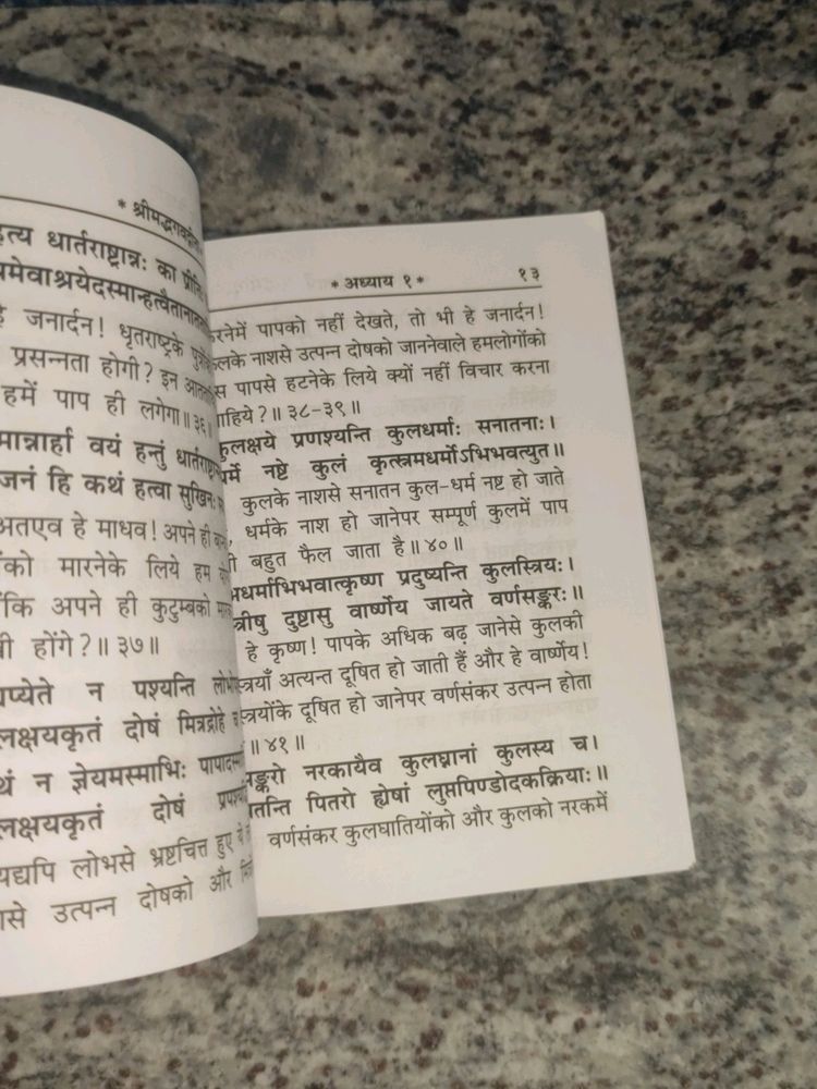 Pocket Size Geeta In Hindi By Gita press