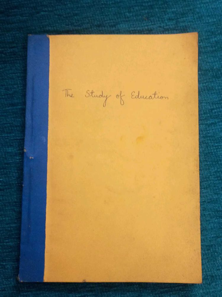 The Study of Education Book