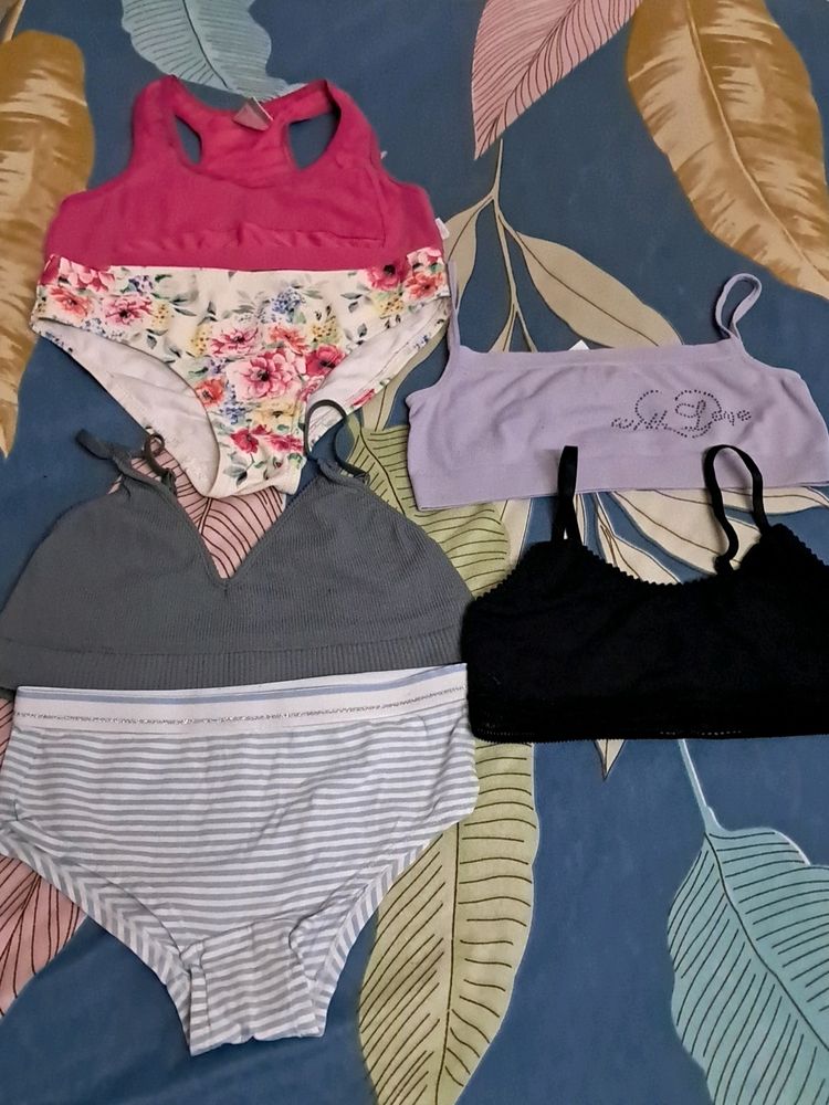 Combo Of  5 Imported Fabric Sports Bra N  Pant