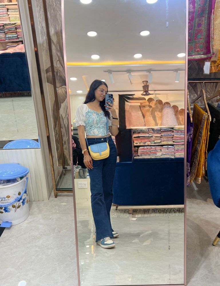 Flared Denim Jeans