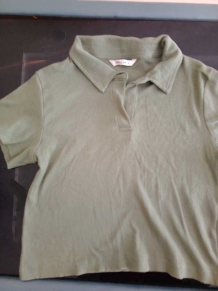 Olive Green Polo T-Shirt
