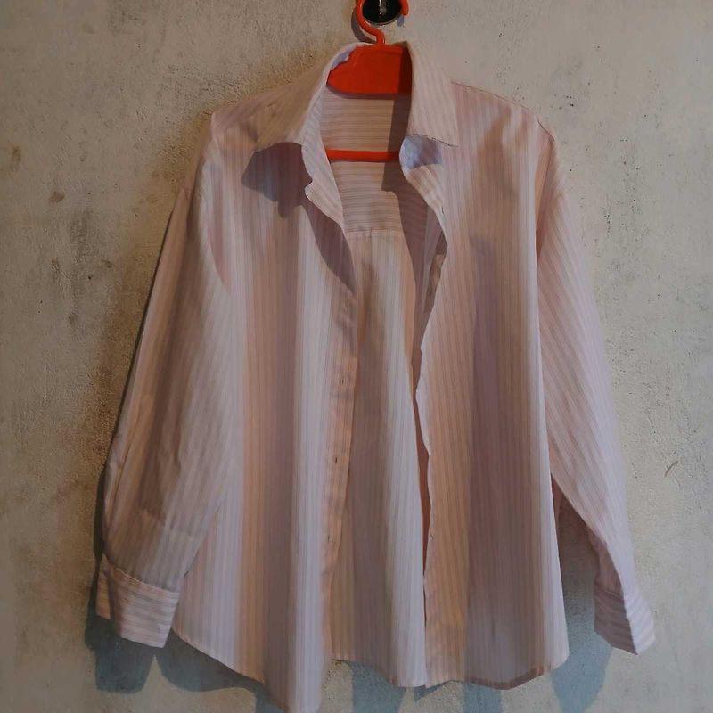 Striped Button-Down Shirt