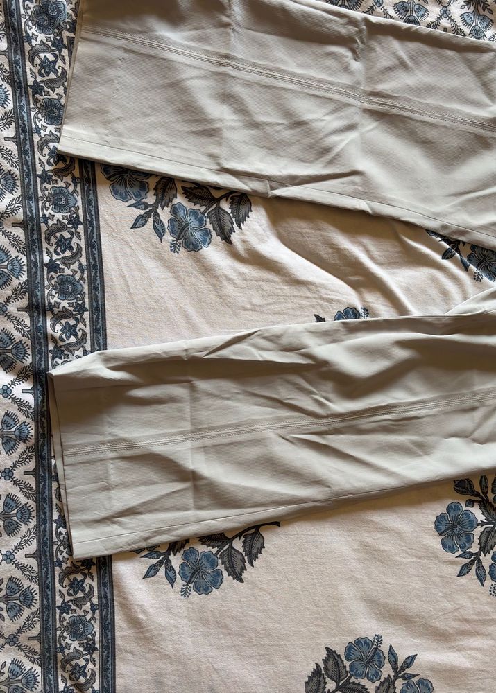 Stylish Beige Casual Pants