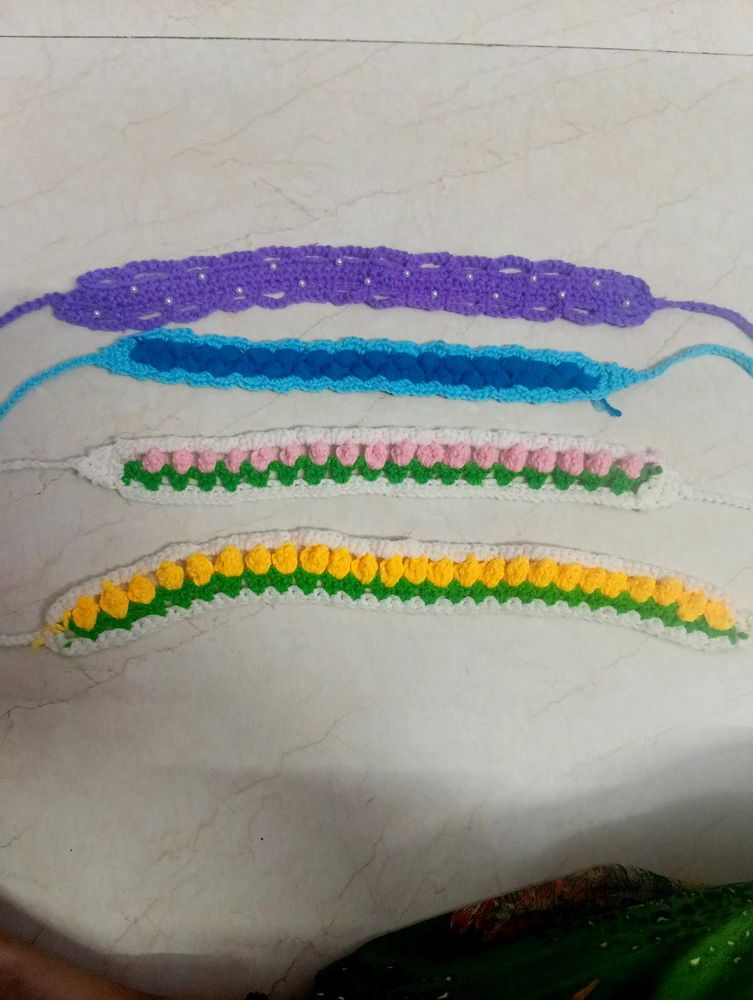 Handmade Crocheted Hair Bands/Accessories
