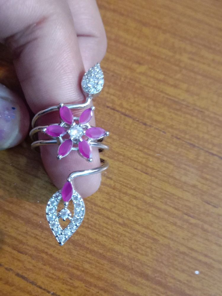 Ad Designer, Adjustable, Beautiful And Elegant Party Wear Ring