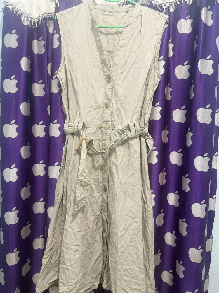 Casual Sleeveless Midi Dress