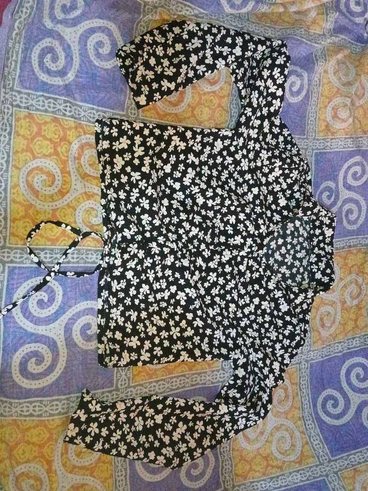 Floral Print Long Sleeve Top