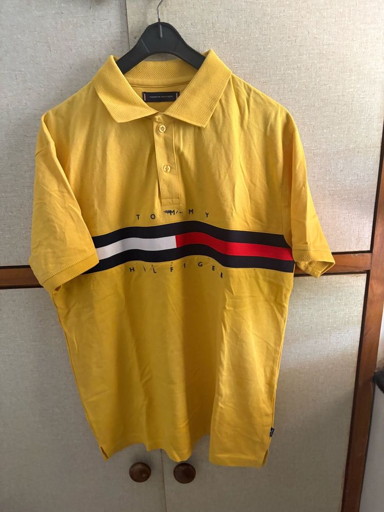 Tommy Hilfiger Yellow Polo T-Shirt