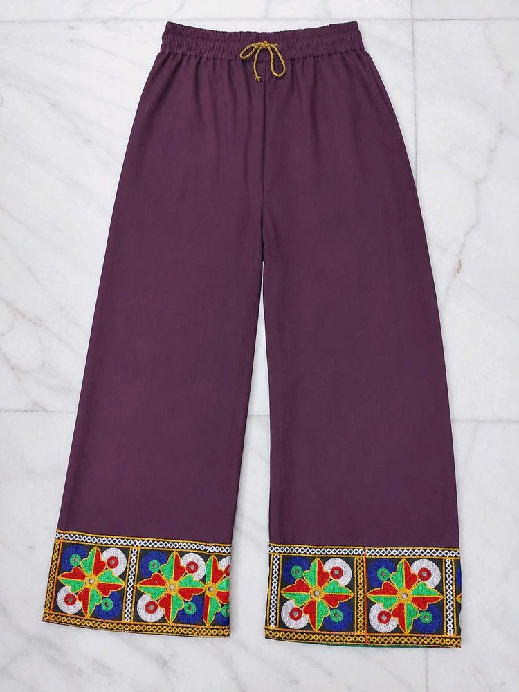 Embroidered Dupatta with Mirror Work