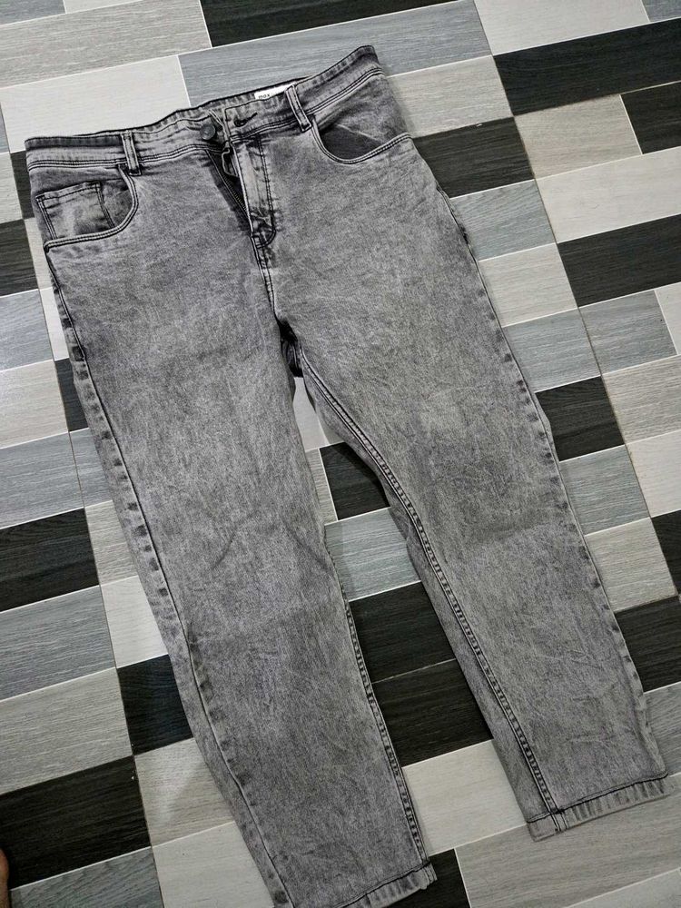 Stylish Grey Denim Jeans