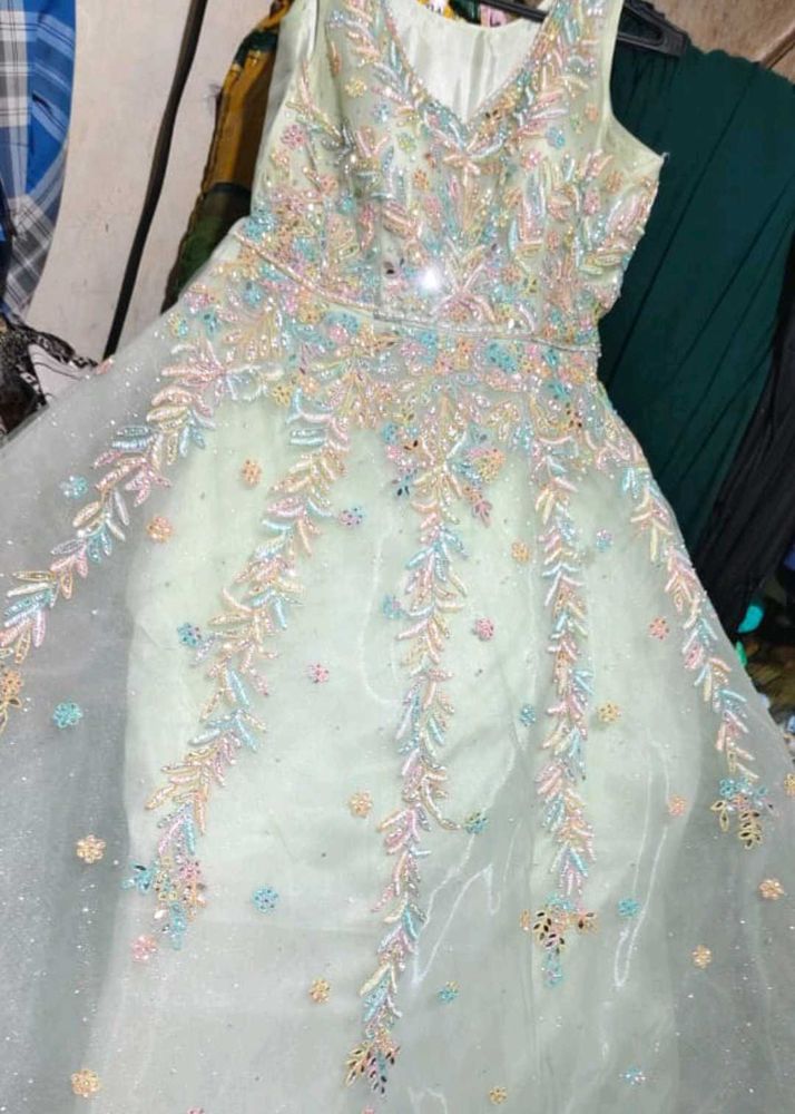 Heavy Embroidery Gown For Women