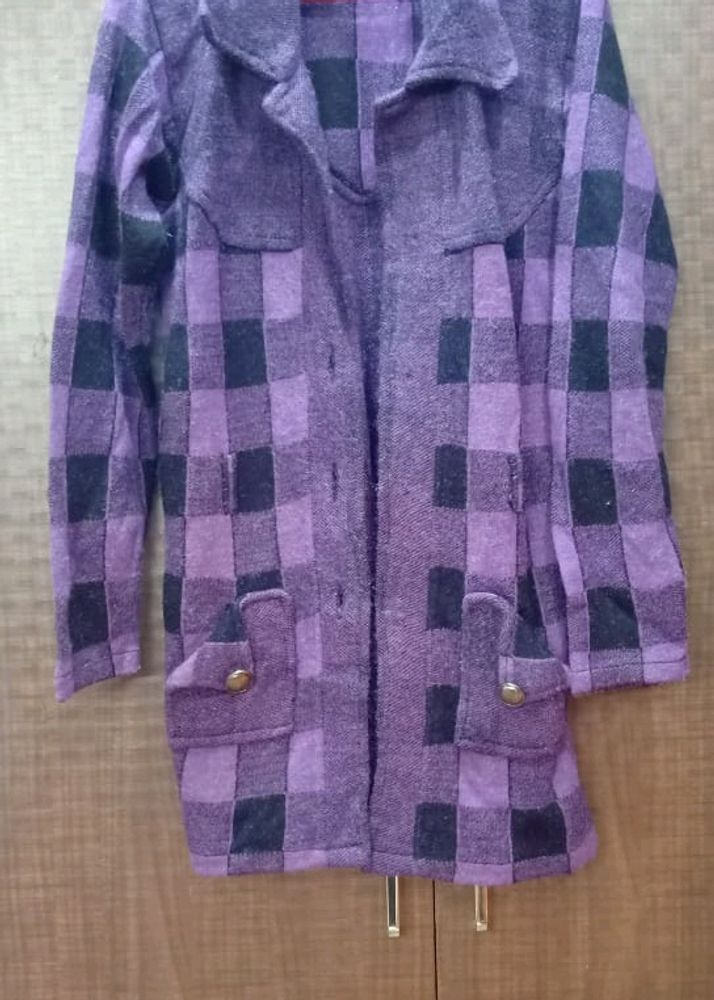 Women Woolen Sweater Cardigan