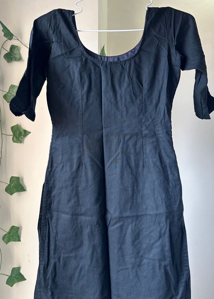 Elegant Black Kurta