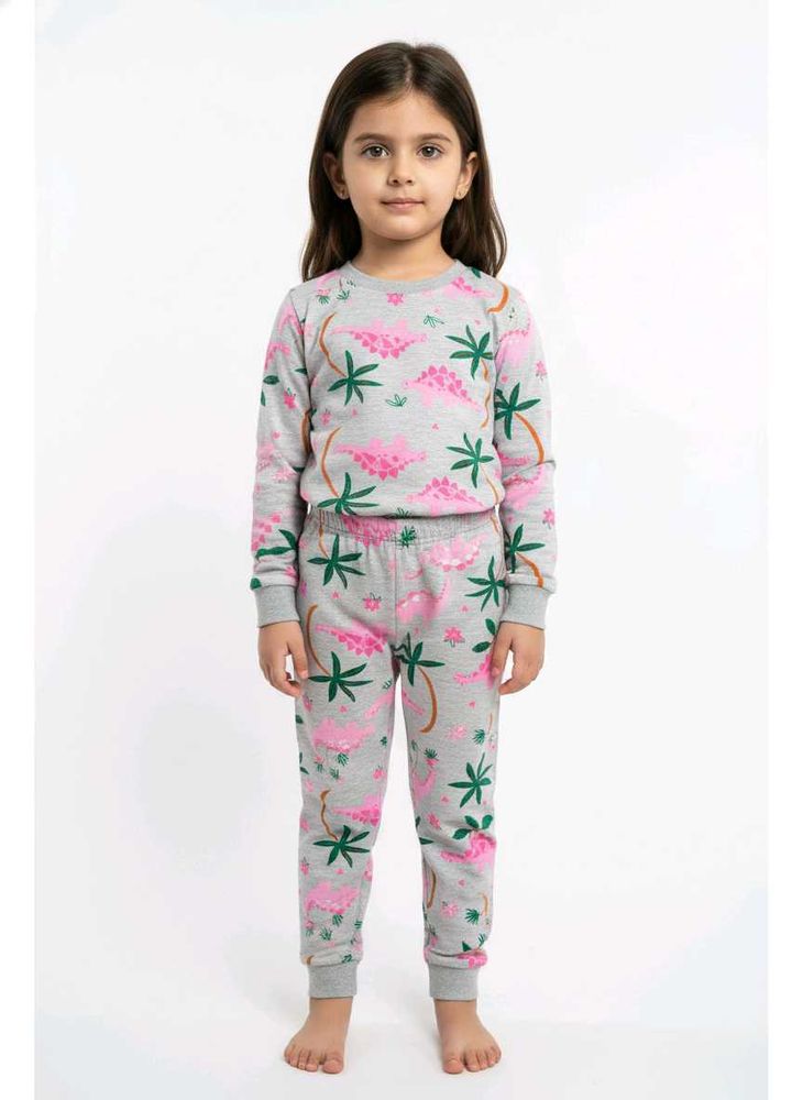 Girl's Dinosaur Pajama Set