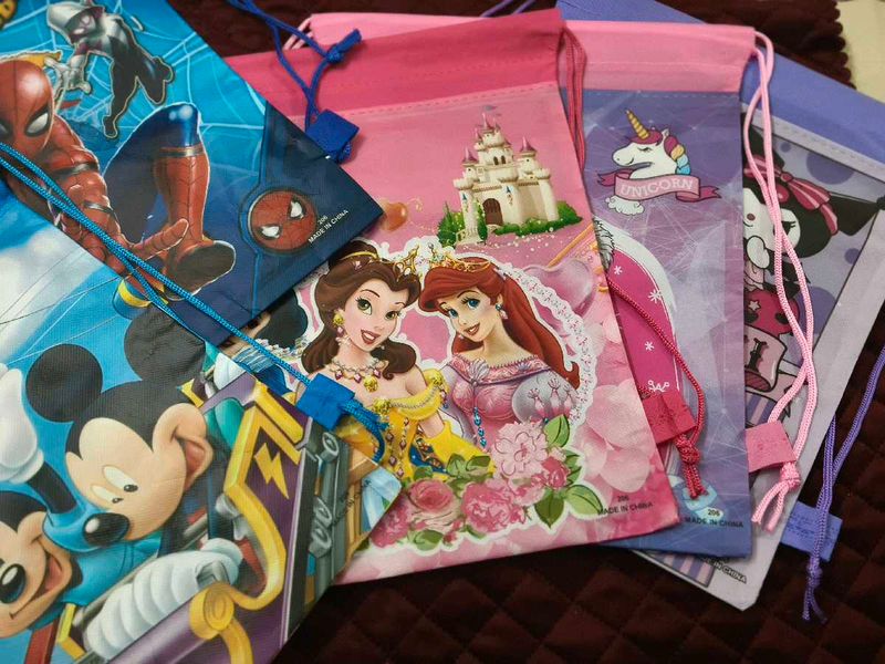 Character Drawstring Bags - Bundle Deal