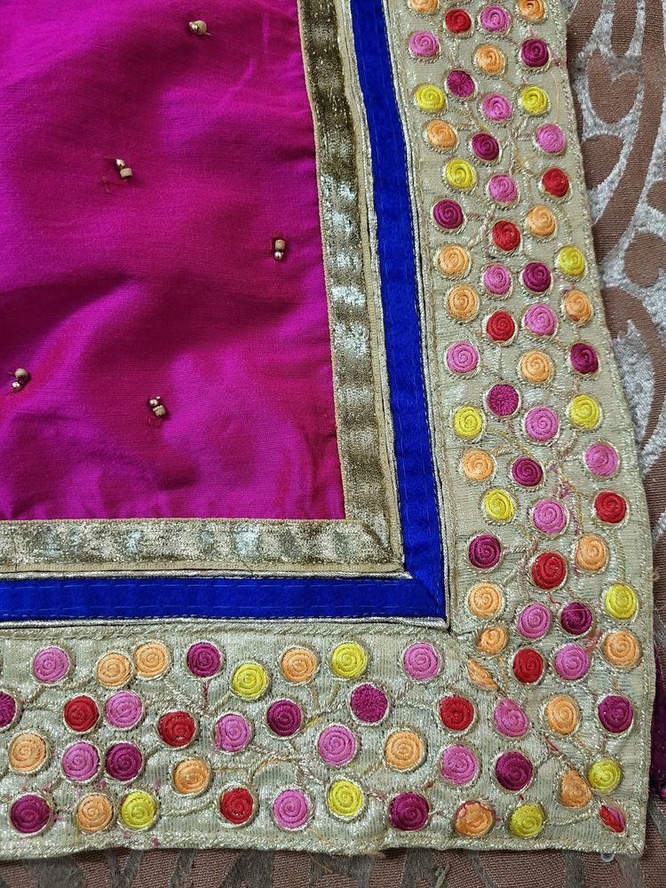 Beautiful Color With Nice Lace Never Used Duppata