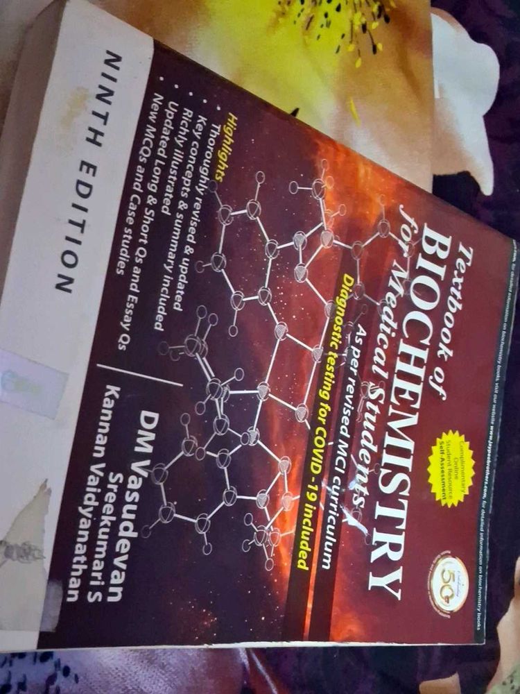 Textbook of Biochemistry for Medical Students