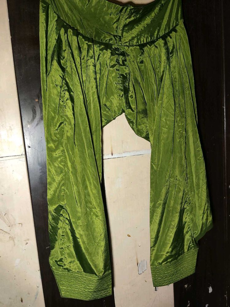 Vibrant Green Palazzo Pants