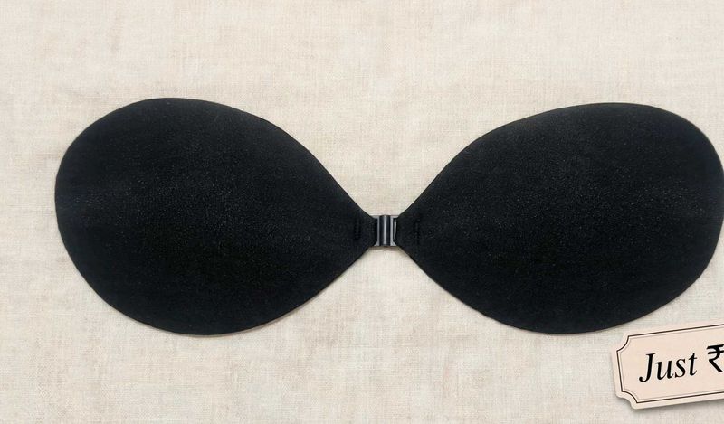 Black Stick-On Bra
