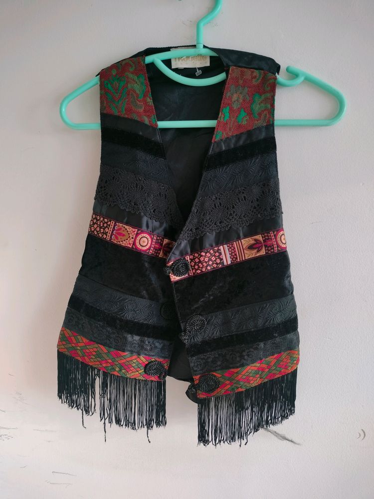Black waistcoat
