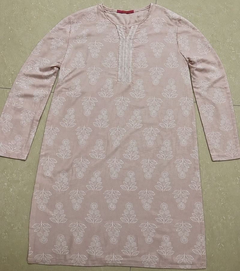 Elegant Pink short kurti