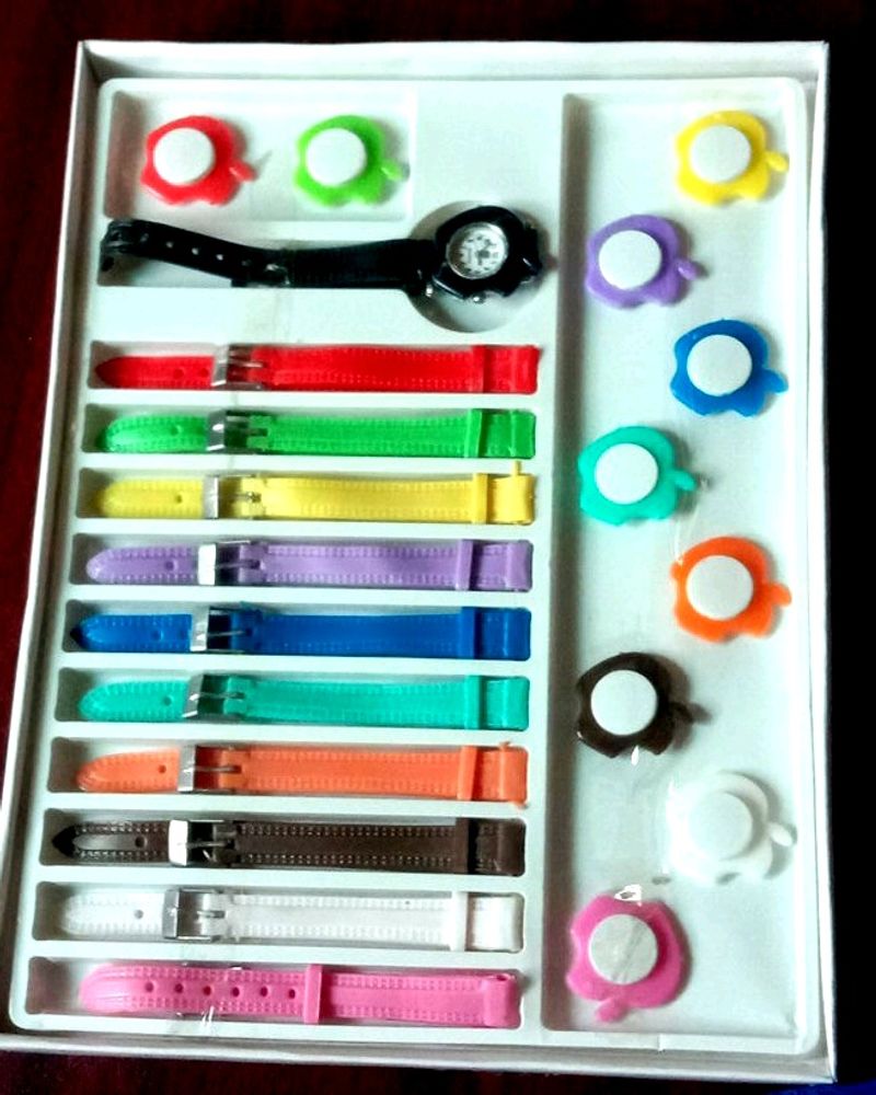 11Multiple Colors Belts Watch For Girls And Women
