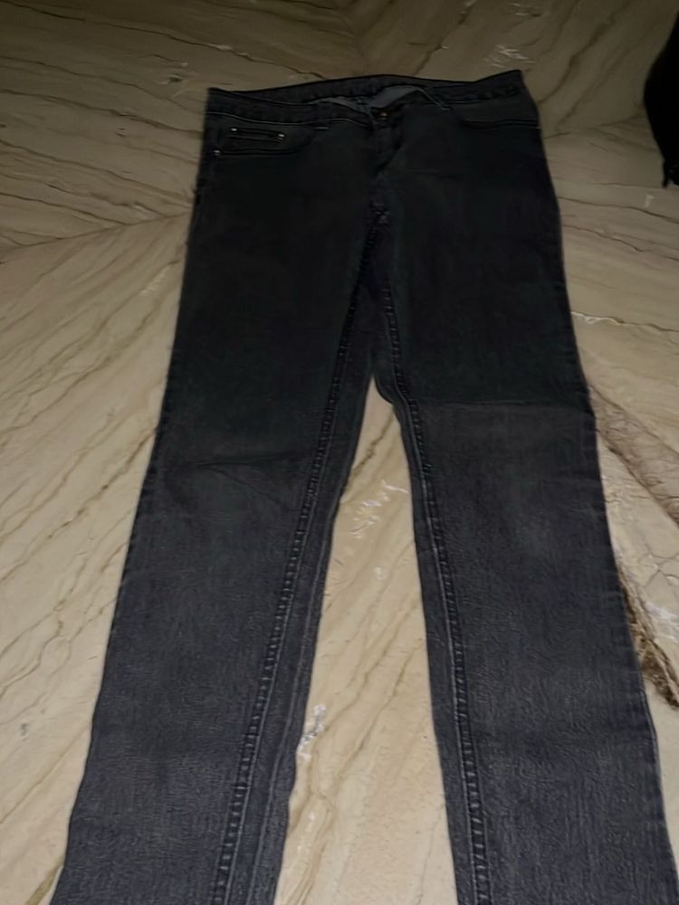 Dark Wash Straight Leg Jeans