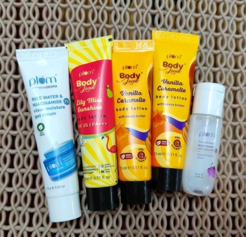 Plum Skincare Set - Lotions &amp; Cream