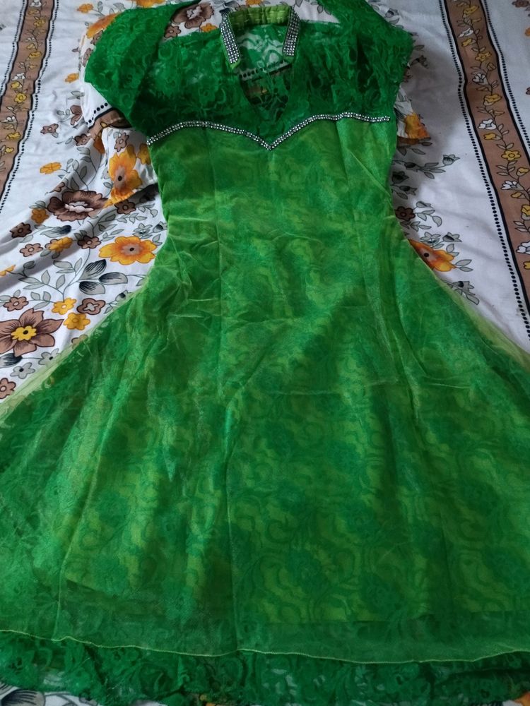 3 Layer Ankle Length Frock