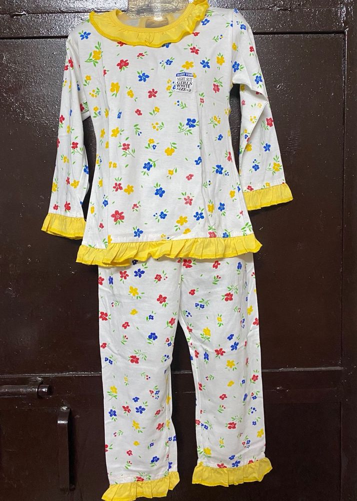 Cute Floral Pajama Set